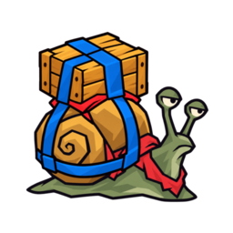 Snail porter carrying cargo